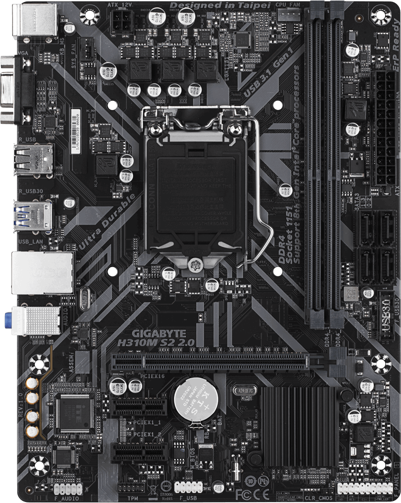 Gigabyte H310M S2 2.0 Motherboard Specifications On MotherboardDB